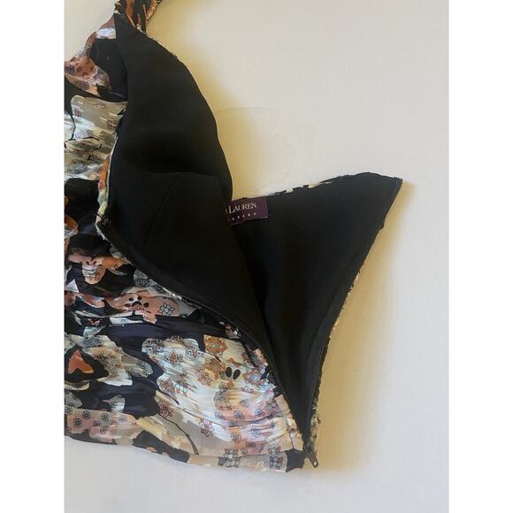 Ralph Lauren Collection Purple Label Halter Top Floral Blouse Tank Vintage 2000s - Picture 9 of 13